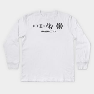 React JS unique design Kids Long Sleeve T-Shirt